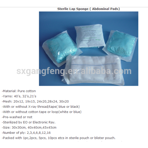 Surgical Lap Sponges BP Quality